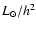 $L_\odot/h^2$