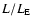 $L/L_{\rm E}$