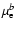 $\mu_{\rm e}^{{b}}$