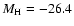 $M_{\rm H}=-26.4$