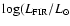$\log(L_{\rm FIR}/L_{\odot}$