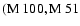 $(\rm M~100, M~51$