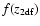 $f(z_{\rm 2df})$