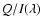 $Q/I(\lambda)$