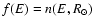 $f(E)=n(E,R_\odot)$