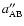 $a''_{\rm AB}$