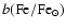 $b{\rm (Fe/Fe_\odot)}$