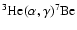 $\rm
^3He(\alpha,\gamma)^7Be$