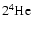 $\rm 2^4He$