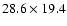 $28.6\times19.4$