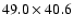 $49.0\times40.6$