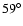$59^\circ$