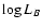 $\log L_{B}$
