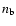 $n_{\rm b}$