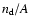 $n_{\rm d}/A$