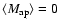 $\langle M_{{\rm ap}}\rangle=0$