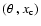$(\theta~,x_{\rm c})$