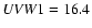 ${\it UVW}1=16.4$