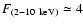 $F_{(2-10~{\rm keV})}\simeq 4$