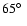 $65\hbox{$^\circ$ }$