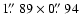 $1\hbox{$.\!\!^{\prime\prime}$ }89\times0\hbox{$.\!\!^{\prime\prime}$ }94$