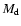 $M_{\rm d}$