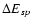 $\Delta E_{sp}$
