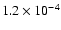 $1.2\times10^{-4}$