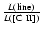 $\frac{L({\rm line})}{L([{\rm C~II}])}$