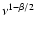 $\nu^{1-\beta/2}$