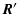 $\displaystyle \vec{R}'$