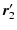 $\displaystyle \vec{r}_2'$