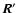 $\vec{R}'$