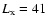 $L_{\rm x}=41$