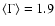 $\langle \Gamma \rangle=1.9$