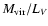 $M_{\rm vir}/L_V$
