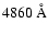 $4860~\AA$