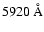 $5920~\AA$