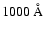 $1000~{\rm\AA}$