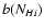 $b(N_{H {\sc i}})$