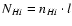 $N_{H {\sc i}} = n_{H {\sc i}}\cdot l$