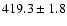 $419.3 \pm 1.8$