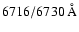 $6716/6730~\AA$