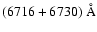 $(6716+6730)~\AA$