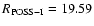 $R_{\rm POSS-I}=19.59$