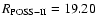 $R_{\rm POSS-II}=19.20$