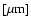 $\rm [\mu m]$