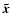 ${\vec{\tilde x}}$