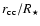 $r_{\rm cc}/R_{\star}$