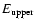 $E_{\rm upper}$